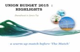 Union budget 2015_Amendment In Indirect Taxes