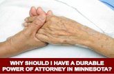 Why Should I Have a Durable Power of Attorney in Minnesota?