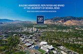 Building Awareness, Reputation and Brand at the University of Nevada, Reno
