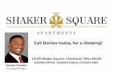 Shaker Square Apartments- 1, 2 and 3 bedrooms AVAILABLE NOW!