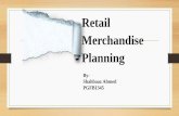Retail Merchandising Planning