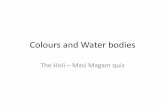 Colours and water bodies (quiz)