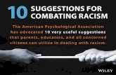10 Suggestions for Combating Racism