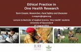 Ethical practice in One Health research