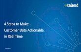 4 Steps to Make Customer Data Actionable