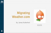 Migrating Weather.com to Drupal