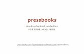 Pressbooks 2015: How We Help Our Clients Make Books (2015)