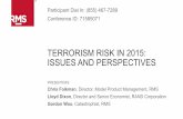 Terrorism Risk in 2015: Issues and Perspectives