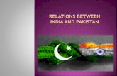 Relations between pakistan and india