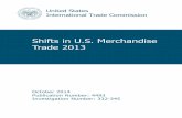 Shifts in u.s. merchandise trade 2013