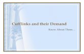 Cufflinks and their demand