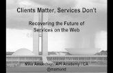 Clients Matter, Services Don't - Mike Amundsen's talk from QCon New York 2014