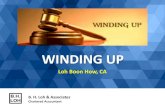 Winding up of a company and Limited Liability Partnership (LLP)