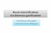 Kuching | Jan-15 | Rural Electrification via Biomass Gasification