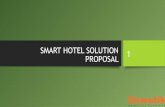 Smart Hotel Solution Proposal to Hoteliers