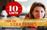 Top 10 List of Self-Improvement Strategies