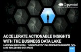 Accelerate Actionable Insights with the Business Data Lake