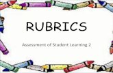 Assessment of Student Learning 2: Rubrics