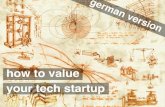 How to value your tech startup