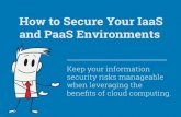 How to Secure Your IaaS and PaaS Environments