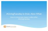 How to Optimize Holiday Giving after #GivingTuesday