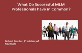 What Qualities Do All Successful Multi-Level Marketing Professionals Share?