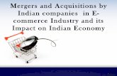 Mergers and acquisitions in E-commerce and its impact on Indian Economy