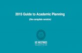 2015 UC Hastings Complete Guide to Academic Planning