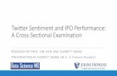 Twitter Sentiment and IPO Performance