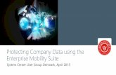 SCUG.DK: Protecting Company Data using EMS, April 2015