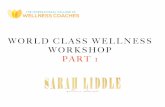 World Class Wellness Workshop #1