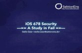 SyScan 2015 - iOS 678 Security - A Study in Fail