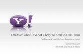 Effective and Efficient Entity Search in RDF data