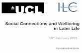 Social Connections and Wellbeing in Later Life