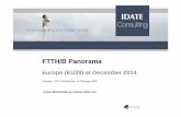 European FTTH/B panorama at end 2014