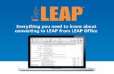 Convert now to LEAP in the cloud