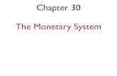 Ch 30 the monetary system first half