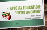 Social Issues Presentation - Special Education:  Gifted Education