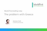 WF briefing note: The problem with Greece (Apr 2015)