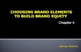 Chapter 4   choosing brand elements to build brand equity