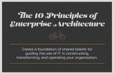 The 10 Principles of Enterprise Architecture