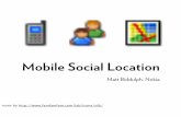 Mobile Social Location (Web Directions @media version)