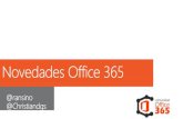 IT Camp Office 365 - Novedades de Office 365