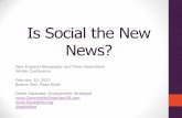 Is Social the "New News?"