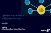 Optimize Your Analytics to Measure Success | PDXDMC | June 2013