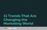 11 Trends That Are Changing the Marketing World