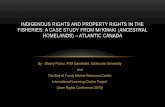 Indigenous Rights and Property Rights in the Fisheries: A Case Study From Mi’kmaki (Ancestral Homelands) – Atlantic Canada