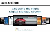 Choosing the Right Digital Signage System