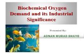 Biochemical Oxygen Demand and its Industrial Significance