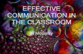 Effective Communication In The Classroom